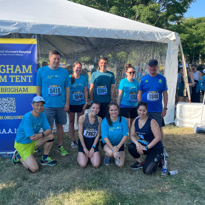 HUECU Runs the B.A.A. 10k to Support Brigham and Women's Hospital